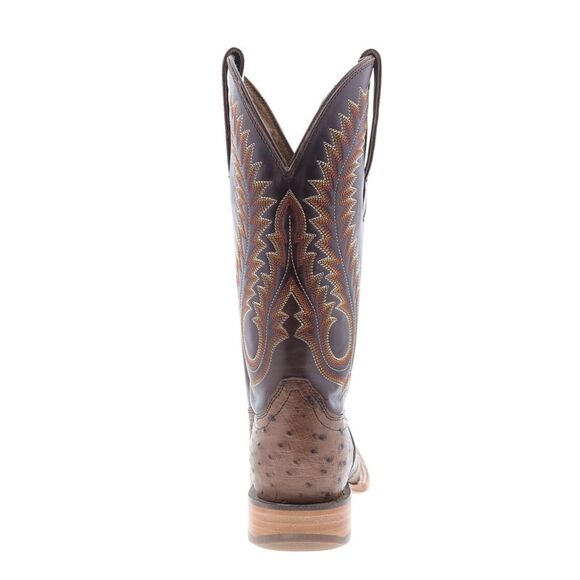 Durango Mens Premium Exotic Full Quill Ostrich Brown Boots (NWT) - Picture 6 of 7